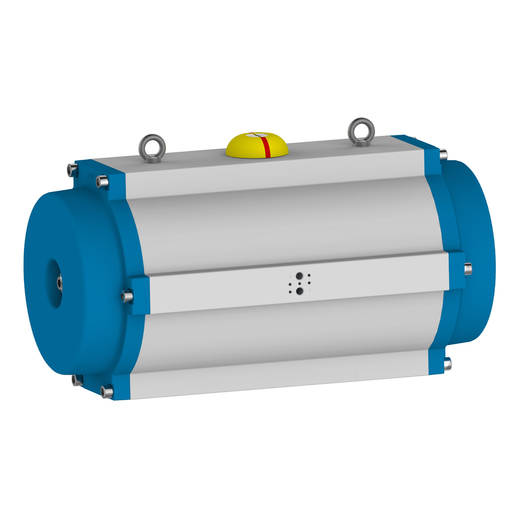 300er GT Schwenkantrieb - Doppeltwirkung, Bohrbild F16, beidseitige Endlageneinstellung, Ritzel NP46, CCW-C, HT