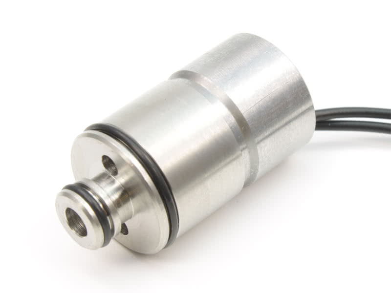 Ø15,0mm Plattenanker Mikro-Magnetventil VA 204-505 0,5mm, 12VDC, FPM