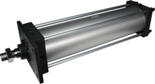 SMC Pneumatik - C(D)S1*N, Druckluftzylinder, doppeltwirkend, Standardkolbenstange, ohne Schmierung, (Fuß), Aluminiumrohr, Stahlrohr, 250, Rc, 2000,