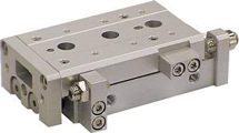 SMC Pneumatik - MXSL, Kompaktschlitten, doppeltwirkend, Kreuzrollenführung, symmetrisch, 16, Kolben-Ø bis 16 mm: M-Gewinde, Kolben-Ø ab 20 mm: Rc-
