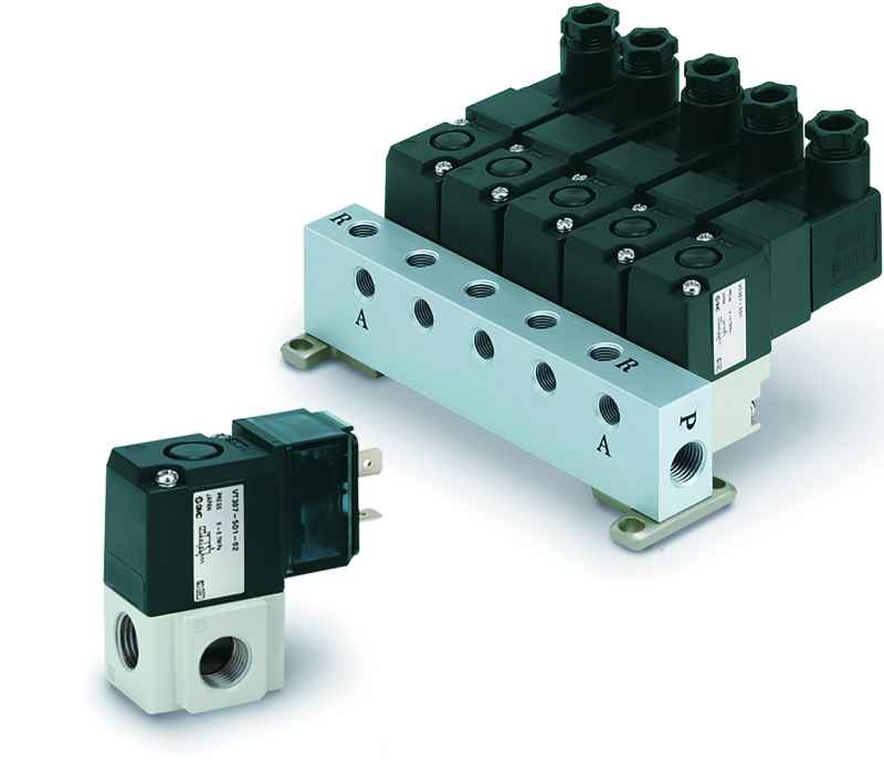 SMC Pneumatik - Direkt betätigtes 3/2-Wege-Elektromagnetventil [VT307]