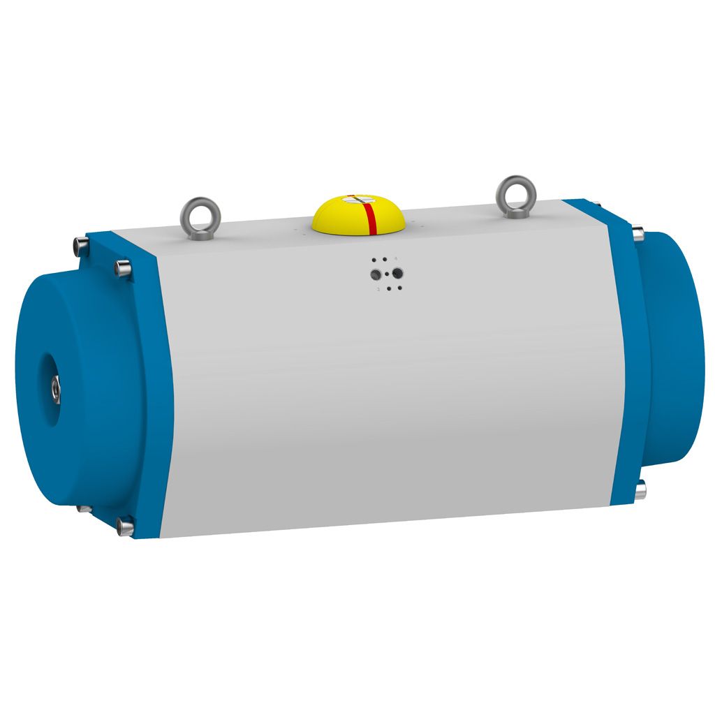 255er GT Schwenkantrieb - Federkraft öffnend, Bohrbild F16, einseitige Endlageneinstellung, Ritzel NP46, CCW-C