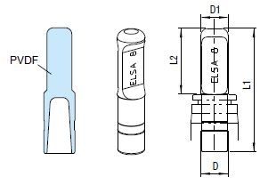 Verschluss-Stecker Push-In, I.D. Schlauch 4 mm