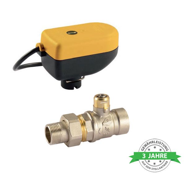 Comparato - Kugelhahn elektrisch - Regelbar - Sintesi Smart, 2-Wege 1 M/F, DN25, PN16, 24V AC/DC, 0÷10V