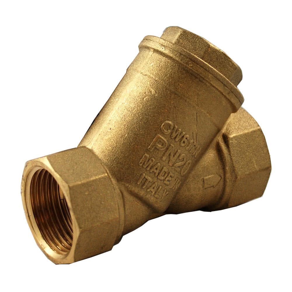 Schmutzfänger, Messing, Y-Filter, G 1/4, Maschenweite 50µm