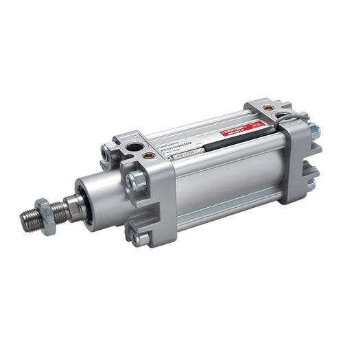 Univer - Serie KE Druckluftzylinder ISO 15552 - Ø 32 ÷ 125 mm, Kolbenstange aus verchromtem Stahl, D.W. Standardversion, Ø32, 100, Magnetausführung