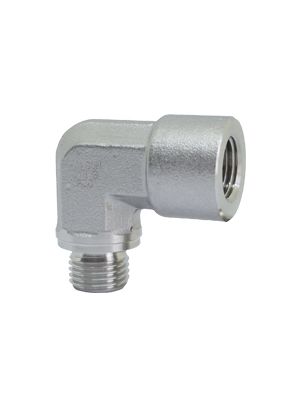 Winkelstück mit BSPP-Innengewinde und BSPP-Außengewinde