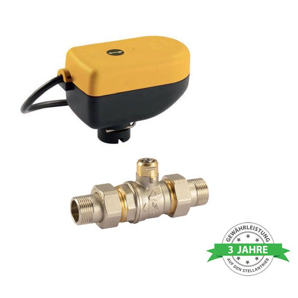 Comparato - Kugelhahn elektrisch - Regelbar - Sintesi Smart, 2-Wege 1/2 M/M, DN15, PN16, 24V AC/DC, 0÷10V