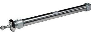 SMC Pneumatik - C(D)85K, ISO-Zylinder (ISO6432), doppeltwirkend, einseitige Kolbenstange, verdrehgesichert, eingebauter Magnetring, (Standard, integriertes Gegenlager), 8, 100, Bandmontage