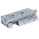 SMC Pneumatik - MXQ*Z, Pneumatischer Kompaktschlitten, Höhenkompatible Ausführung (Neue Serie), 16, Standard, 10, (ohne Hubbegrenzung), ohne Funktionsoption, ohne Signalgeber, (5m), (EPDM-Dichtung)