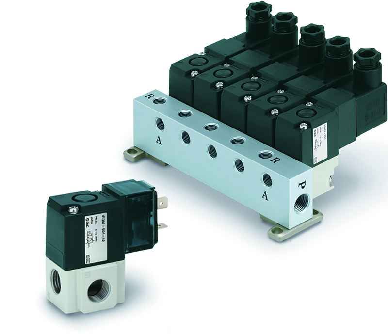 SMC Pneumatik - Direkt betätigtes 3/2-Wege-Elektromagnetventil [VT307]
