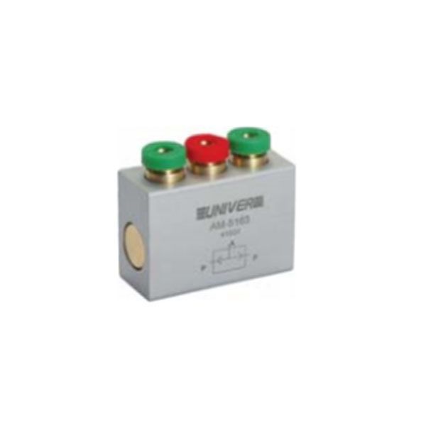 Univer - Ventile für Signalverarbeitung Wechselventile ODER - Schnellsteckanschlüsse Ø 4x2