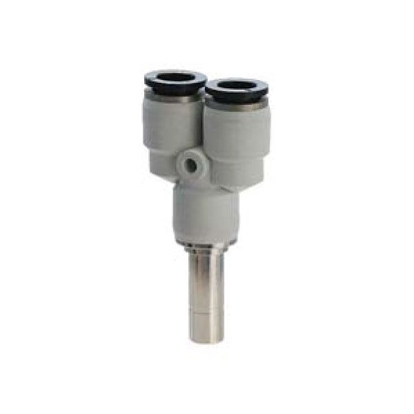 Univer - Steckverschraubung Verbinder, Y-förmig, mit Steckhülse Ø 12mm