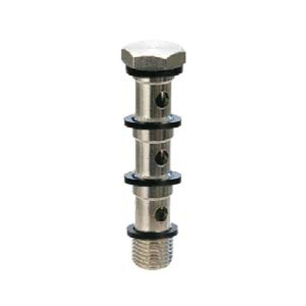 Univer - Steckverschraubung aus vernickeltem Messing Hohlschraube, dreifach G1/8
