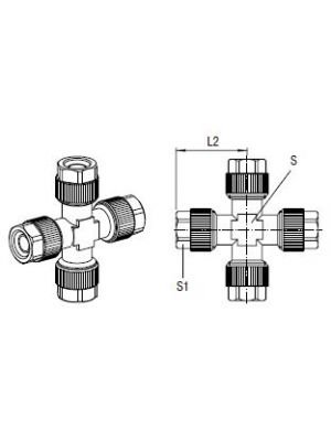 AVS-160M Kreuz-Verbinder