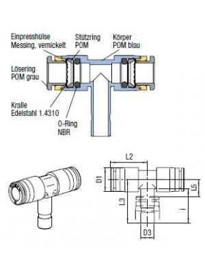 AVS-912P-D T-Steckanschlussverbinder